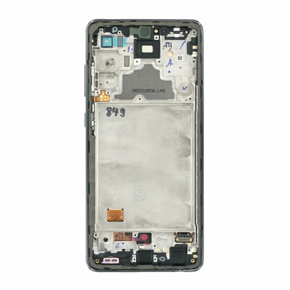 Componenta Samsung Original Display Touchscreen + Frame (16696), Samsung Galaxy A72 4G (SM-A725), GH82-25460A, Negru