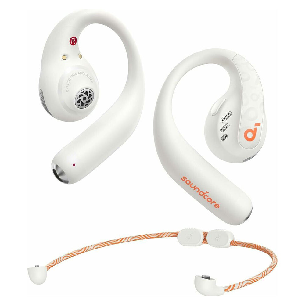 Casti Anker SoundCore AeroFit Pro (A3871G21), for Sport, Bluetooth, Waterproof, Alb