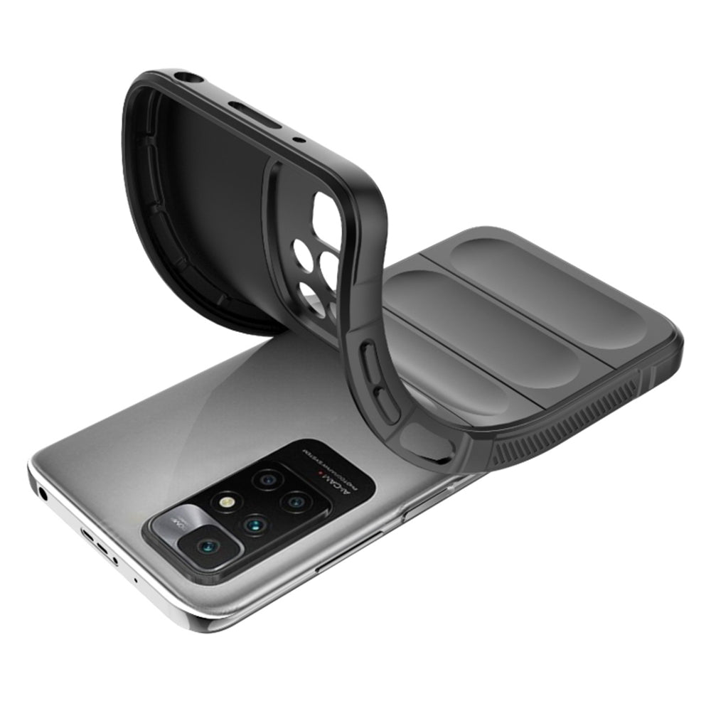 Husă Techsuit Magic Shield neagră pentru Xiaomi Redmi 10 / Redmi 10 2022