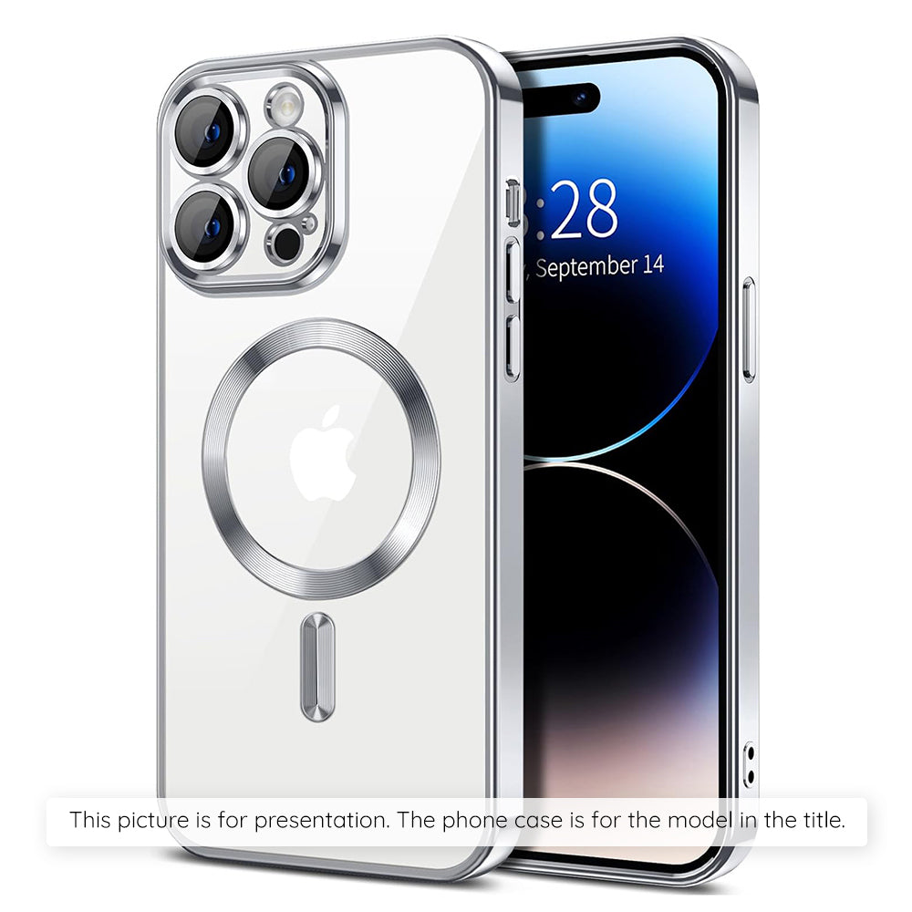Husa de protectie Techsuit Luxury Crystal MagSafe compatibil cu Xiaomi 17T, Argintiu