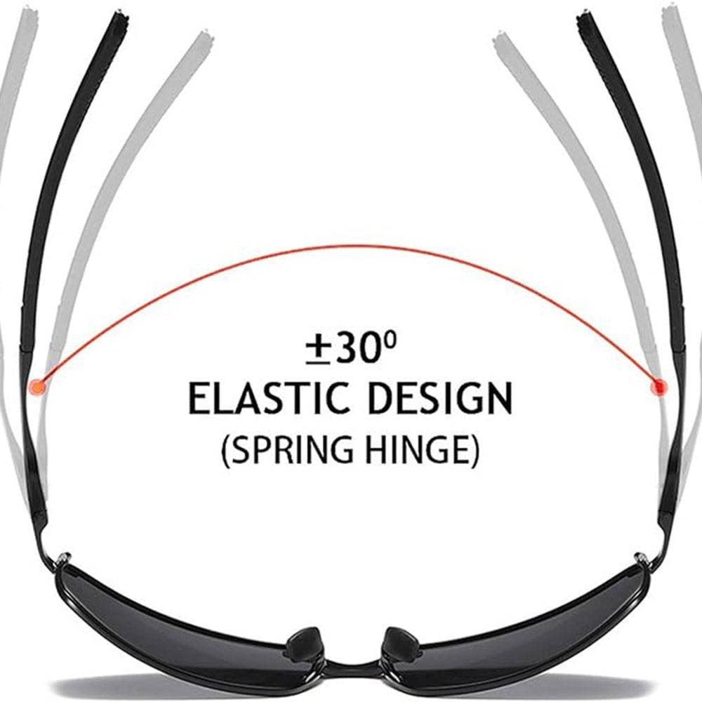Ochelari de soare Techsuit Sunglasses Polarized (559) negru, pentru bărbați