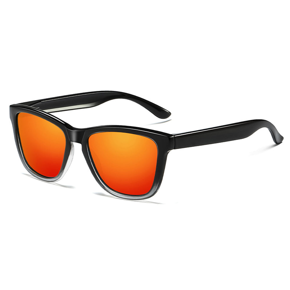 Ochelari de Soare Techsuit (0717), Gradient Negru / Roșu