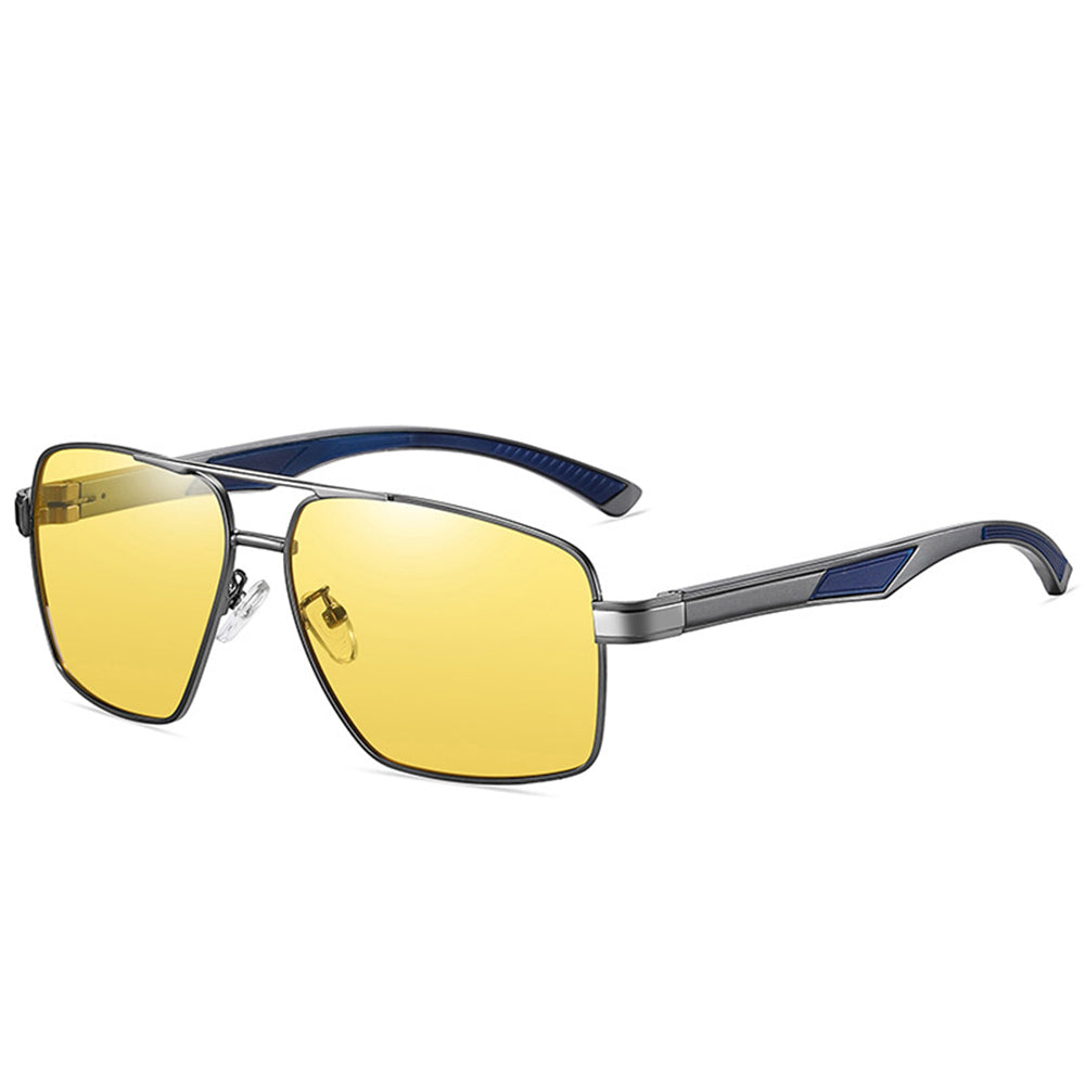 Ochelari de Soare Techsuit (LM001), Aluminiu, Fotocromic, Galben