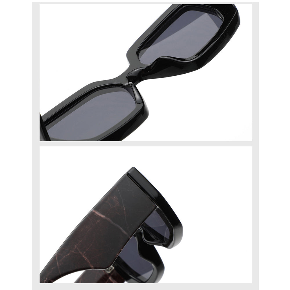 Techsuit Sunglasses (86321), for Women with PC Frame and Lens, Vintage, Negru / Gray