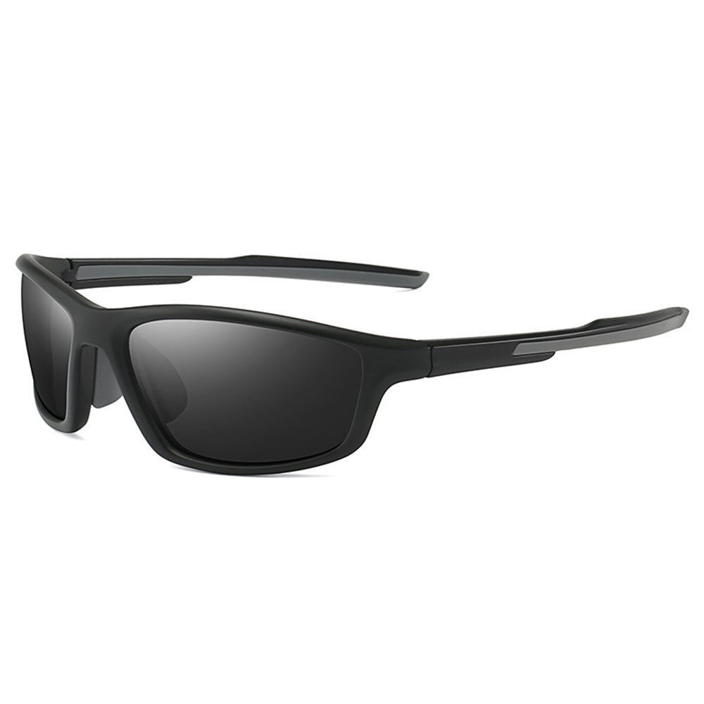 Techsuit Bike Glasses (3047), for Cycling and Sport Outdoor Activities, with UV Protection, Unisex, Negru