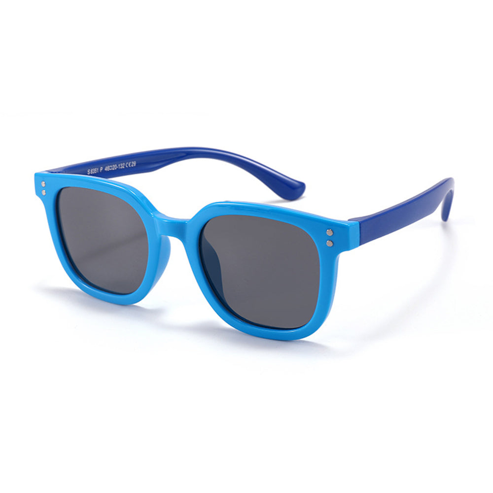 Ochelari de Soare Techsuit (8351-C29), Forma Patrata, Albastru Inchis