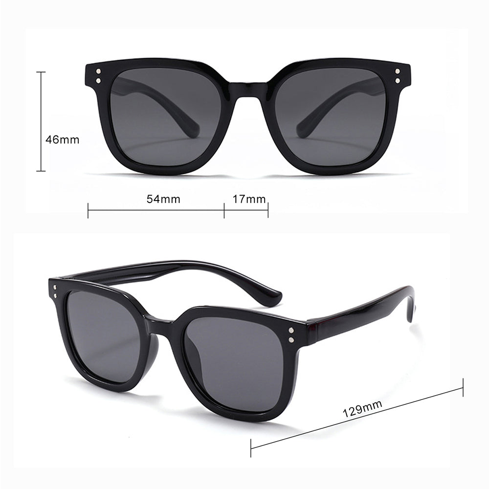 Ochelari de soare Techsuit (8351-C28), Patrati, Polarizati, Albastru inchis