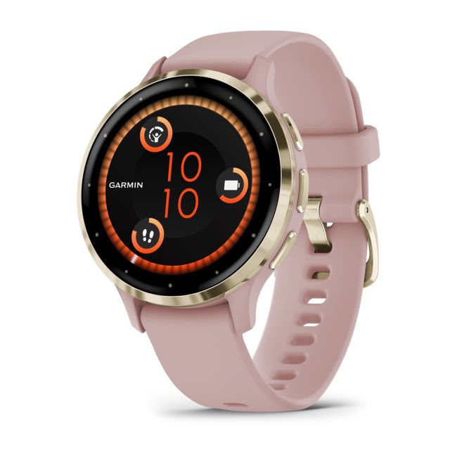 Smartwatch Garmin Venu 3S, GPS, Wi-Fi, curea silicon