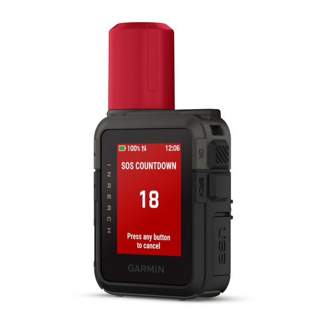 Garmin inReach® Mini 3 Plus | Dispozitiv de comunicare SOS prin satelit compact, cu mesagerie foto și vocală