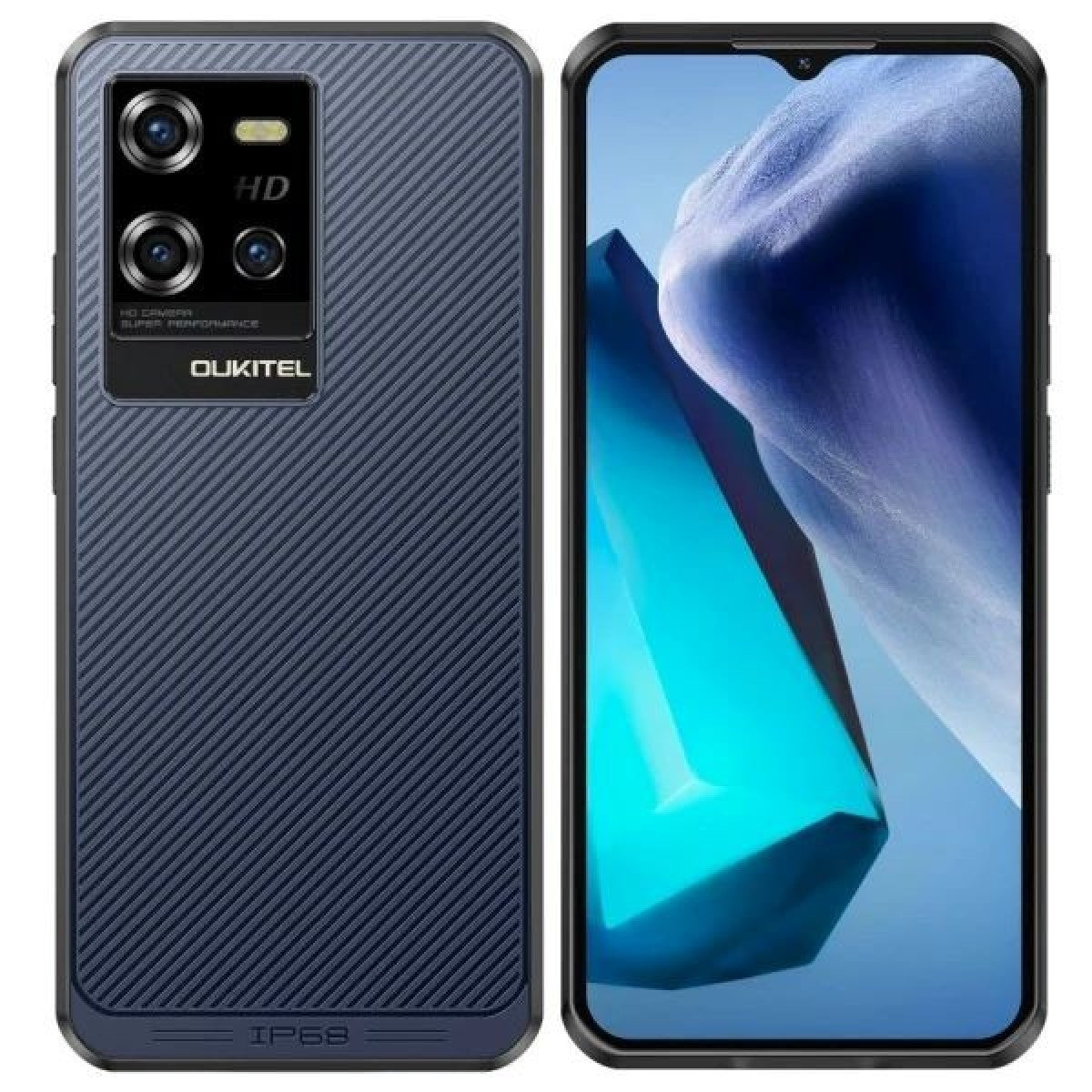 Oukitel WP50, 5G, 6.60" HD+, 12GB RAM (4GB + 8GB extensibili), 256GB ROM, Android 14, MTK Dimensity 6100+, NFC, Face Unlock, Amprenta, 48MP, 6500mAh, Dual SIM