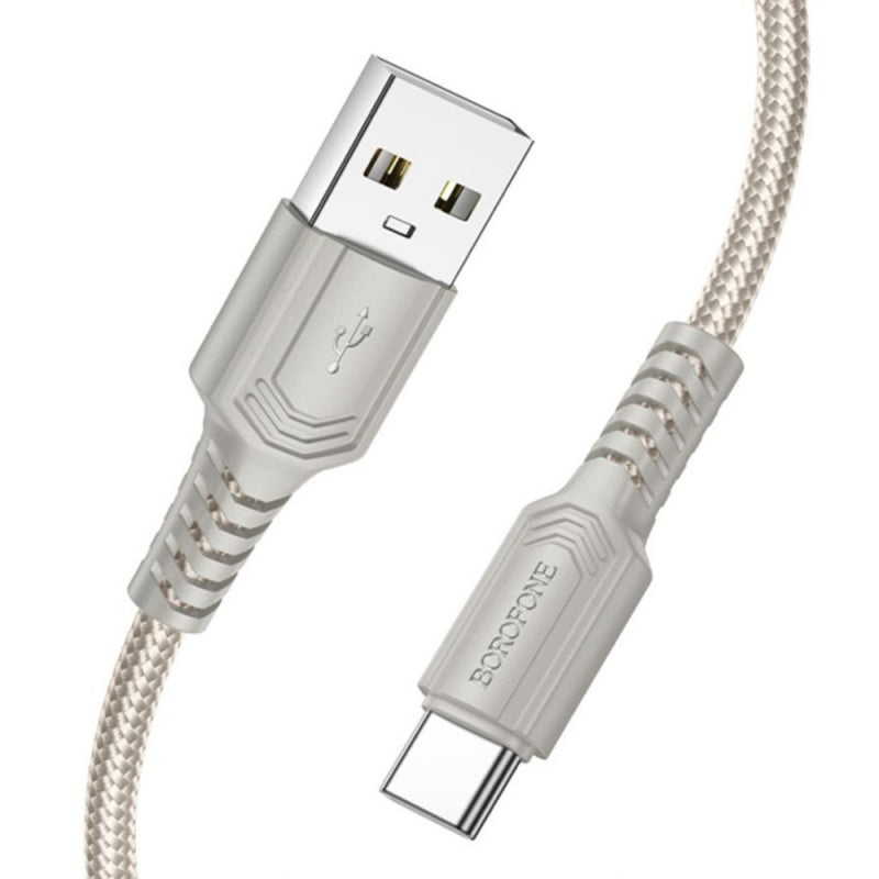 Cablu Date si Incarcare USB-A - USB-C Borofone BX116 Certain, 18W, 1m