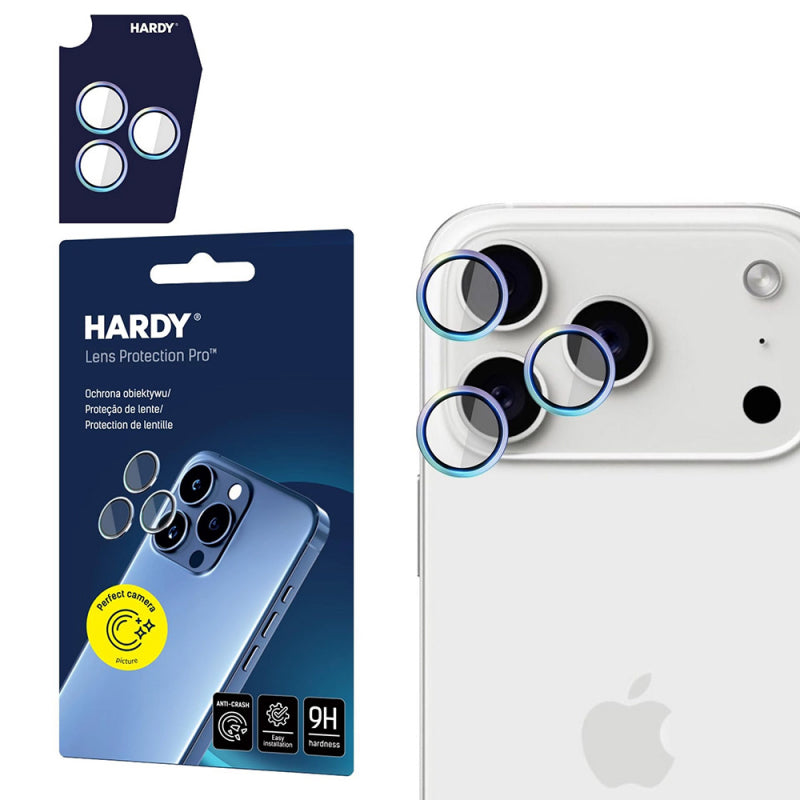 Folie de protectie Camera Spate 3MK Hardy Protection Pro pentru Apple iPhone 17 Pro Max / 17 Pro, Sticla Securizata