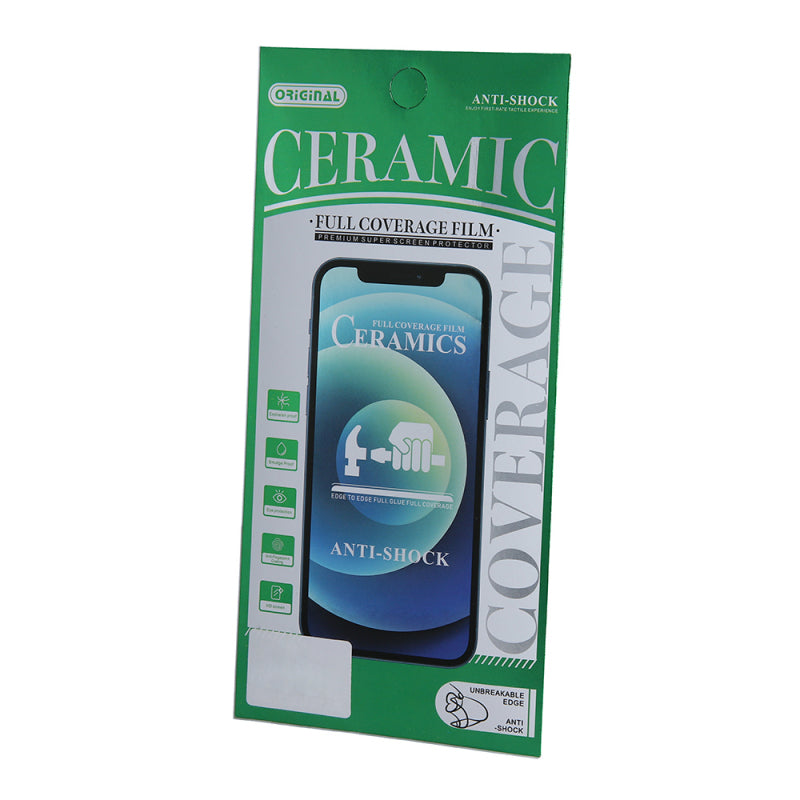Folie de protectie Ecran OEM Ceramic pentru Samsung Galaxy S23 Ultra S918, Sticla Flexibila, 9D