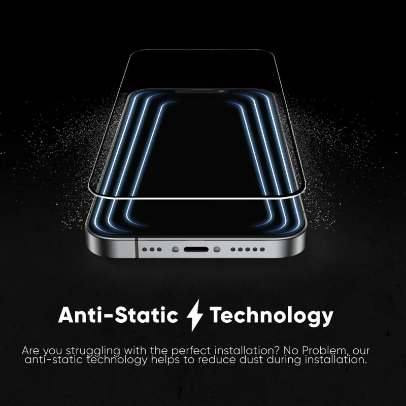 Folie de protectie Ecran Anank 5X Reinforced Invisible pentru Apple iPhone 17 Pro Max, Sticla Securizata, Full Glue, 3D