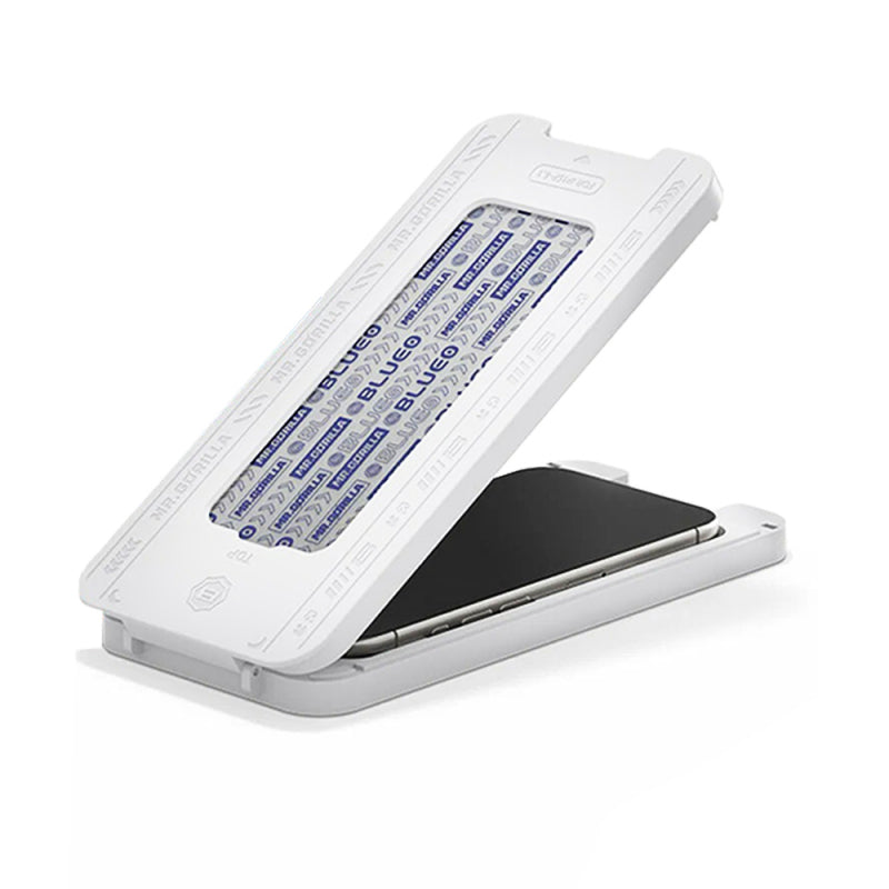 Folie de protectie Ecran Blueo Crystal Anti-Scratch Applicator pentru Apple iPhone 17 Air, Sticla Securizata, Full Glu
