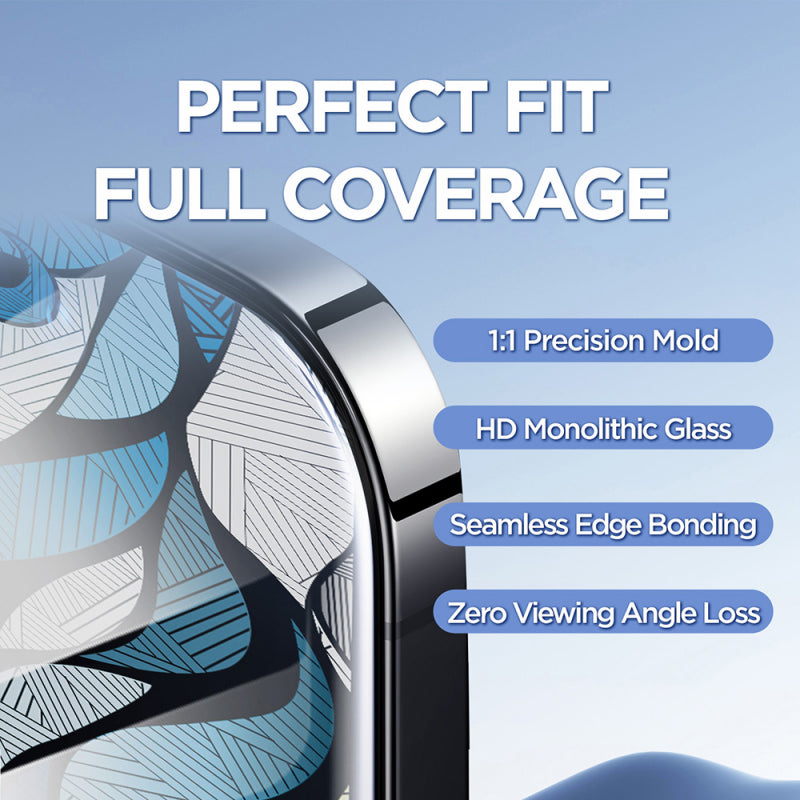 Folie de protectie Ecran Lito D+ Max 4K pentru Apple iPhone 17 Pro Max, Sticla Securizata, Full Glu