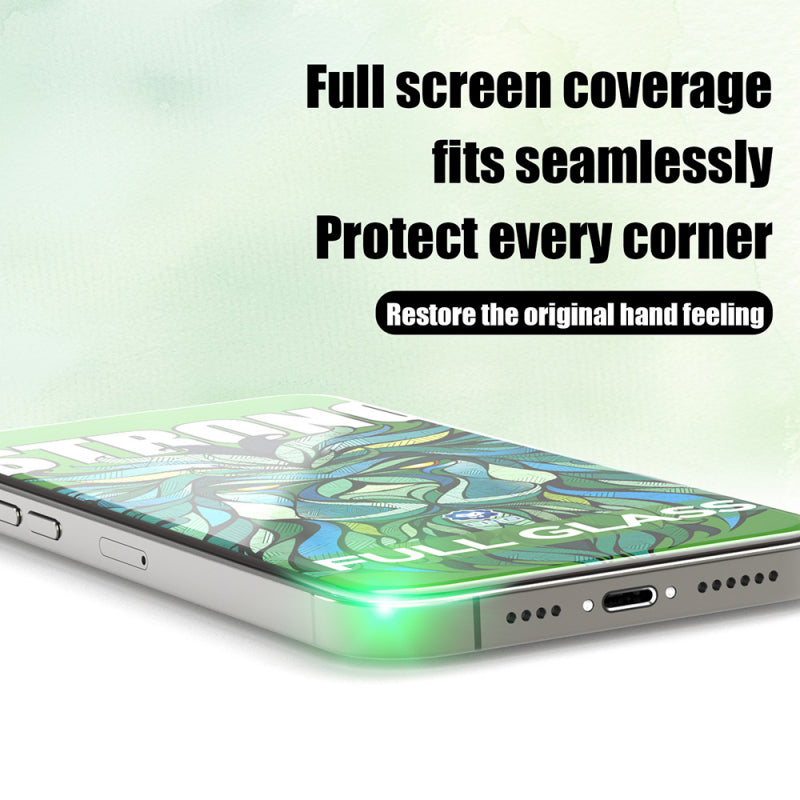 Folie de protectie Ecran Lito D+ Max Strong pentru Apple iPhone 17 Air, Sticla Securizata, Full Glu