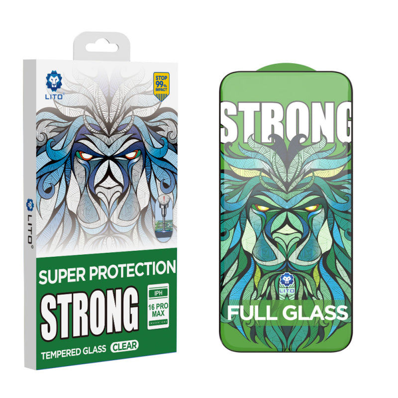Folie de protectie Ecran Lito D+ Max Strong pentru Apple iPhone 17 Air, Sticla Securizata, Full Glu