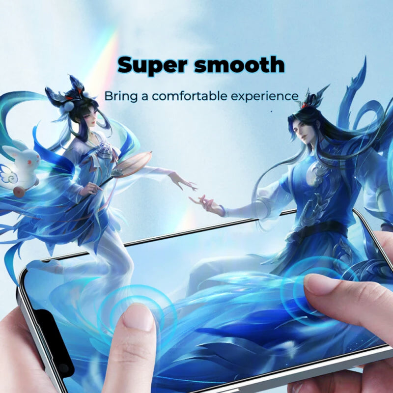 Folie de protectie Ecran Mata Anank 5X Reinforced pentru Apple iPhone 17, Sticla Securizata, Full Glue, 2.5D