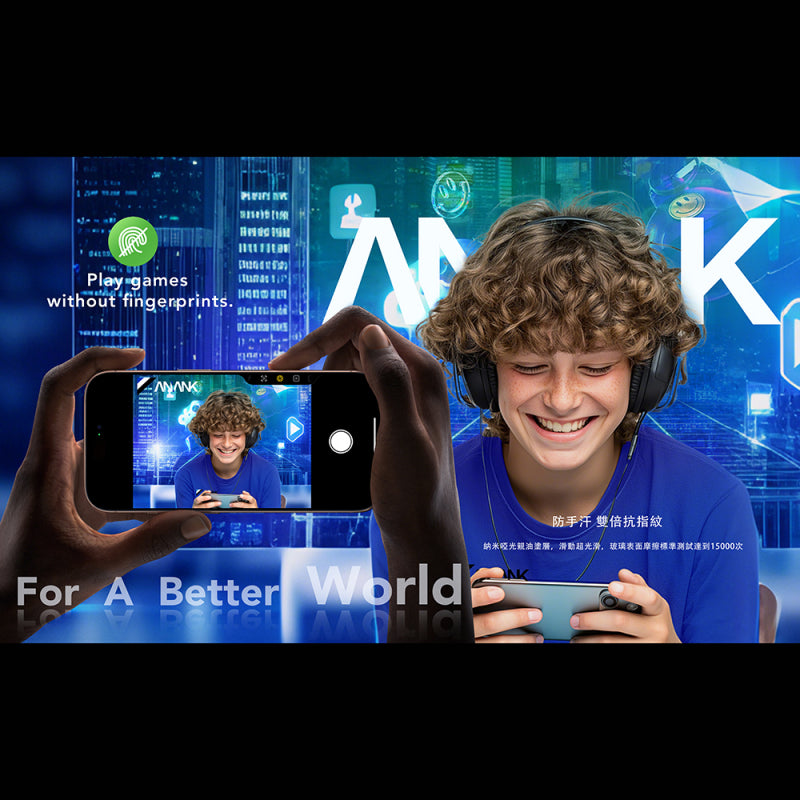 Folie de protectie Ecran Mata Anank 5X Reinforced pentru Apple iPhone 17, Sticla Securizata, Full Glue, 2.5D