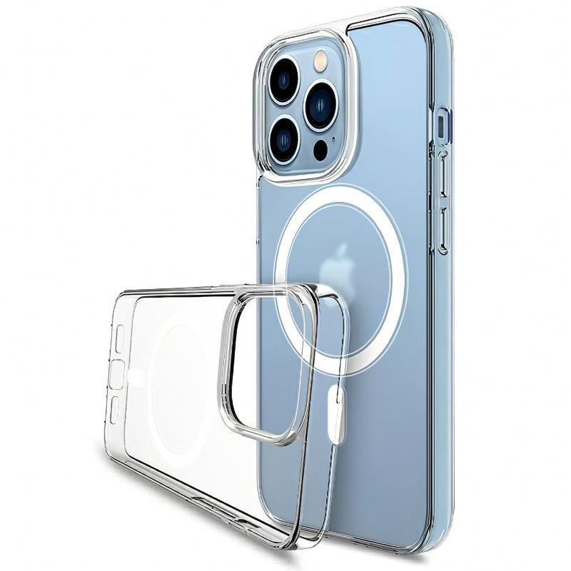 Husa MagSafe pentru Apple iPhone 15 Pro, OEM - Transparenta - NotebookGsm