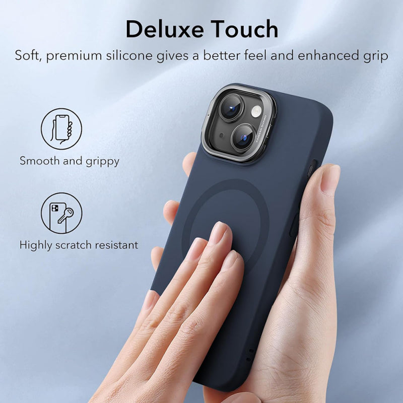 Husa MagSafe pentru Apple iPhone 15 Plus, ESR, Cloud Soft Kickstand