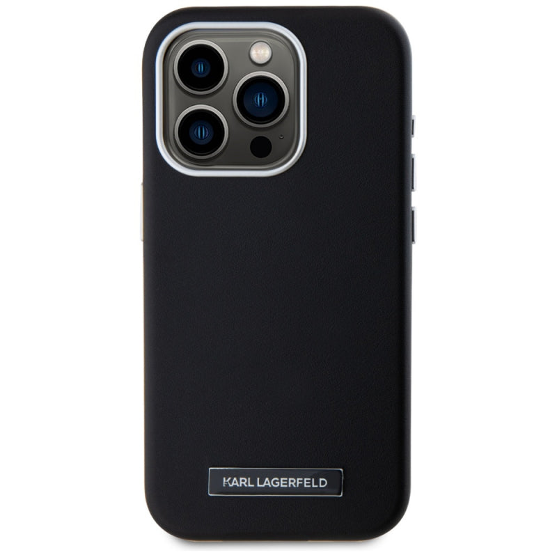 Husa MagSafe pentru Apple iPhone 15 Pro Max, Karl Lagerfeld, FW Metal Plat