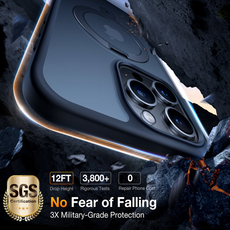 Husa MagSafe pentru Apple iPhone 15 Pro, Torras, Ostand