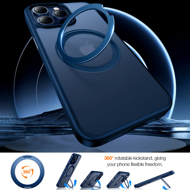 Husa MagSafe pentru Apple iPhone 15 Pro, Torras, Ostand Pro
