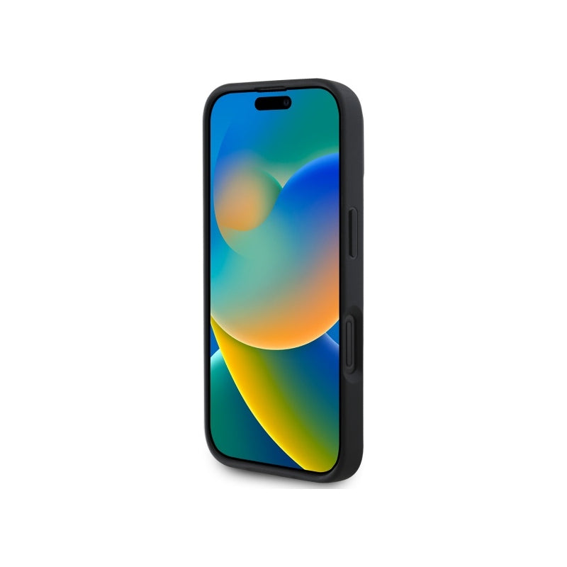 Husa MagSafe pentru Apple iPhone 16, BMW, Signature Diamond Metal Logo