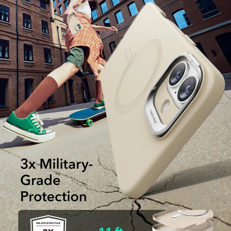 Husa MagSafe pentru Apple iPhone 16 Plus, ESR, Cloud Soft Kickstand