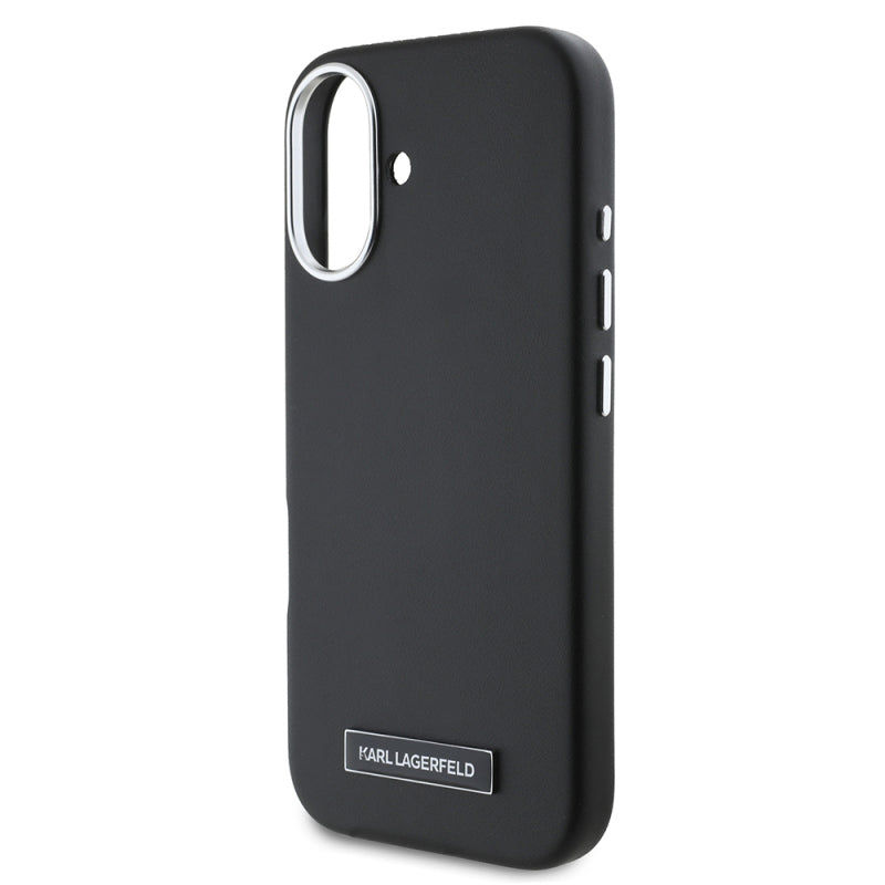 Husa MagSafe pentru Apple iPhone 16 Plus, Karl Lagerfeld, FW Metal Plat