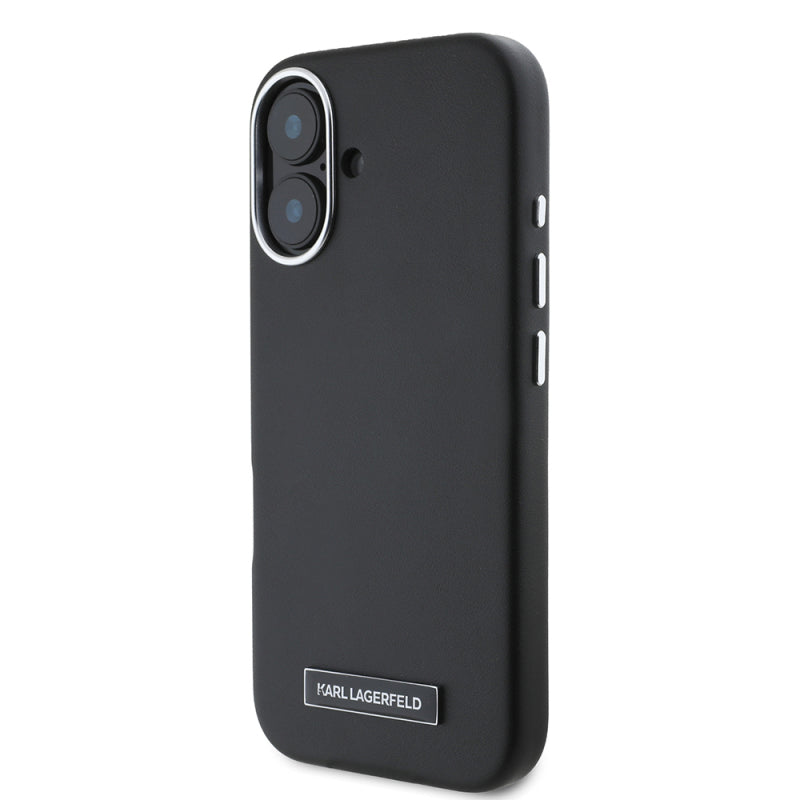 Husa MagSafe pentru Apple iPhone 16 Plus, Karl Lagerfeld, FW Metal Plat