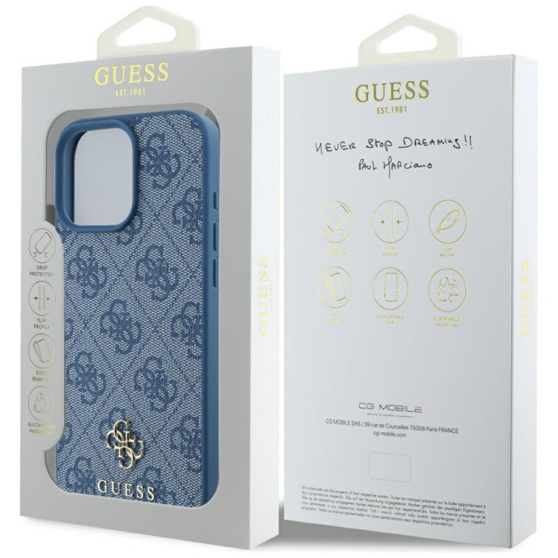 Husa MagSafe pentru Apple iPhone 16 Pro, Guess, 4G Small and Classic Logo