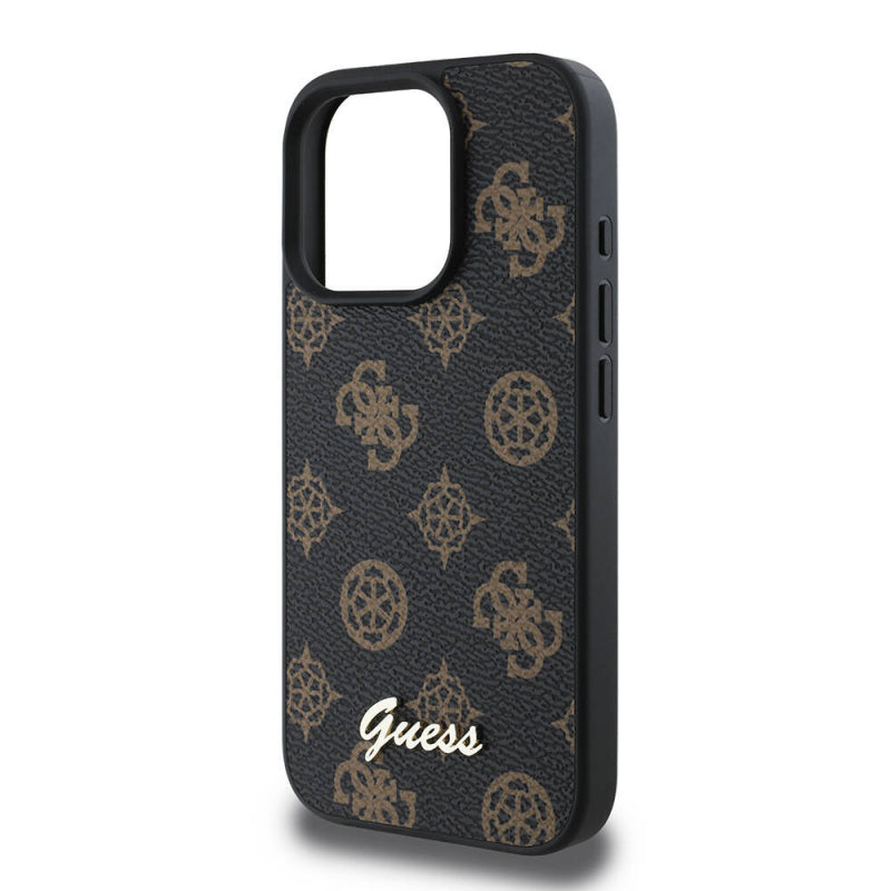 Husa MagSafe pentru Apple iPhone 16 Pro Max, Guess, Peony Script