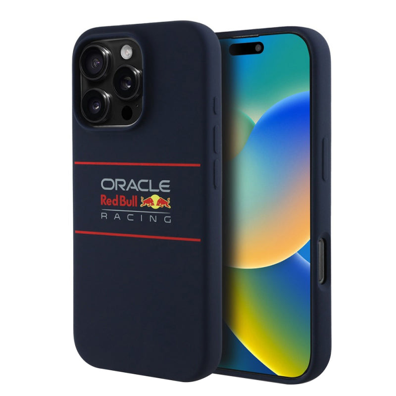 Husa MagSafe pentru Apple iPhone 16 Pro, Red Bull Racing, Horizontal Centered Logo
