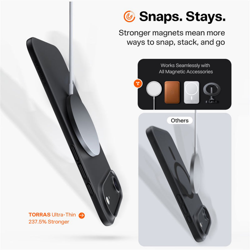 Husa MagSafe pentru Apple iPhone 17 Air, Torras, SlimFit