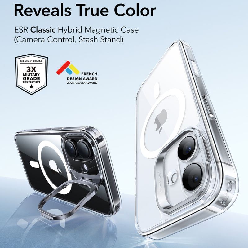 Husa MagSafe pentru Apple iPhone 17, ESR, Classic Hybrid Kickstand