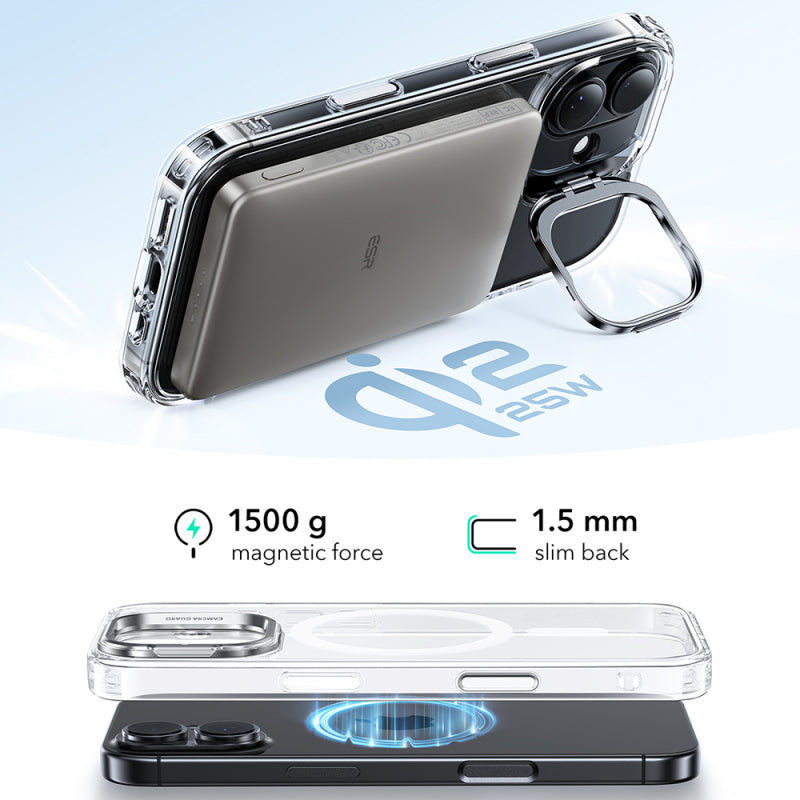 Husa MagSafe pentru Apple iPhone 17, ESR, Classic Hybrid Kickstand