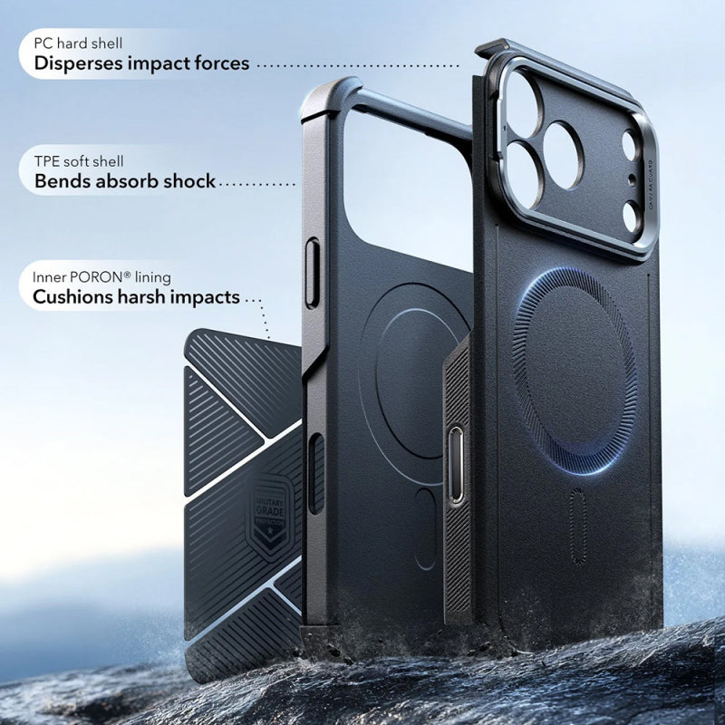 Husa MagSafe pentru Apple iPhone 17 Pro Max, ESR, Cyber Armor Kickstand