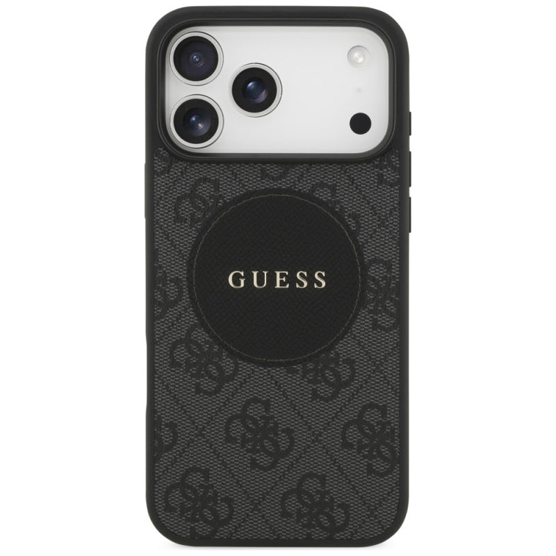 Husa MagSafe pentru Apple iPhone 17 Pro Max, Guess, 4G Circle Classic Logo