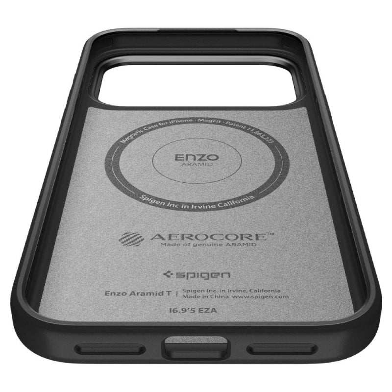 Husa MagSafe pentru Apple iPhone 17 Pro, Spigen, Enzo Aramid T