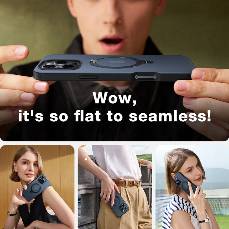 Husa MagSafe pentru Apple iPhone 17 Pro, Torras, Ostand Spin