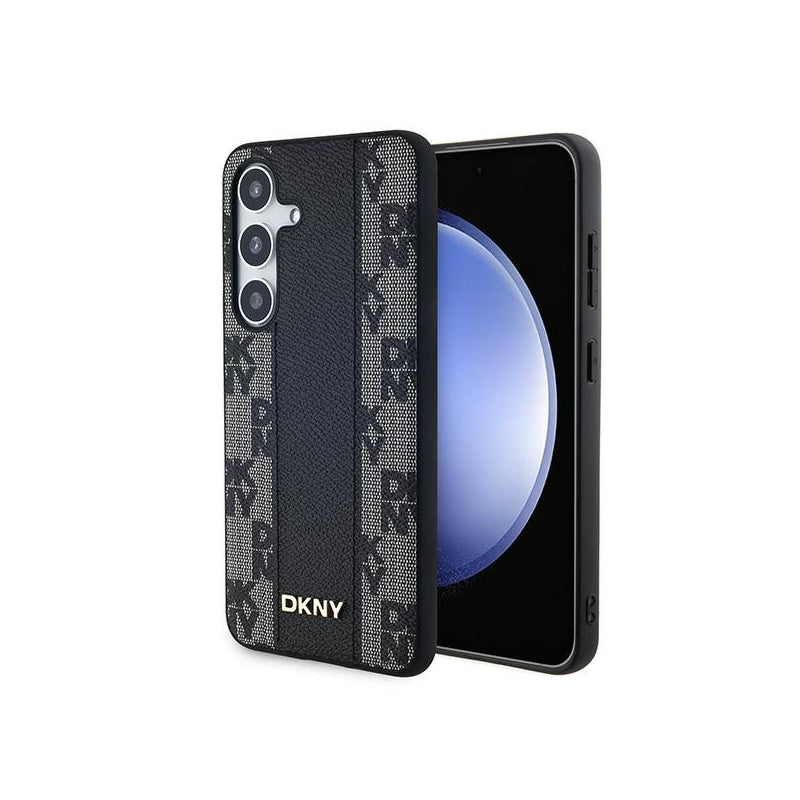 Husa MagSafe pentru Samsung Galaxy S24+ S926, DKNY, Checkered Mono Pattern