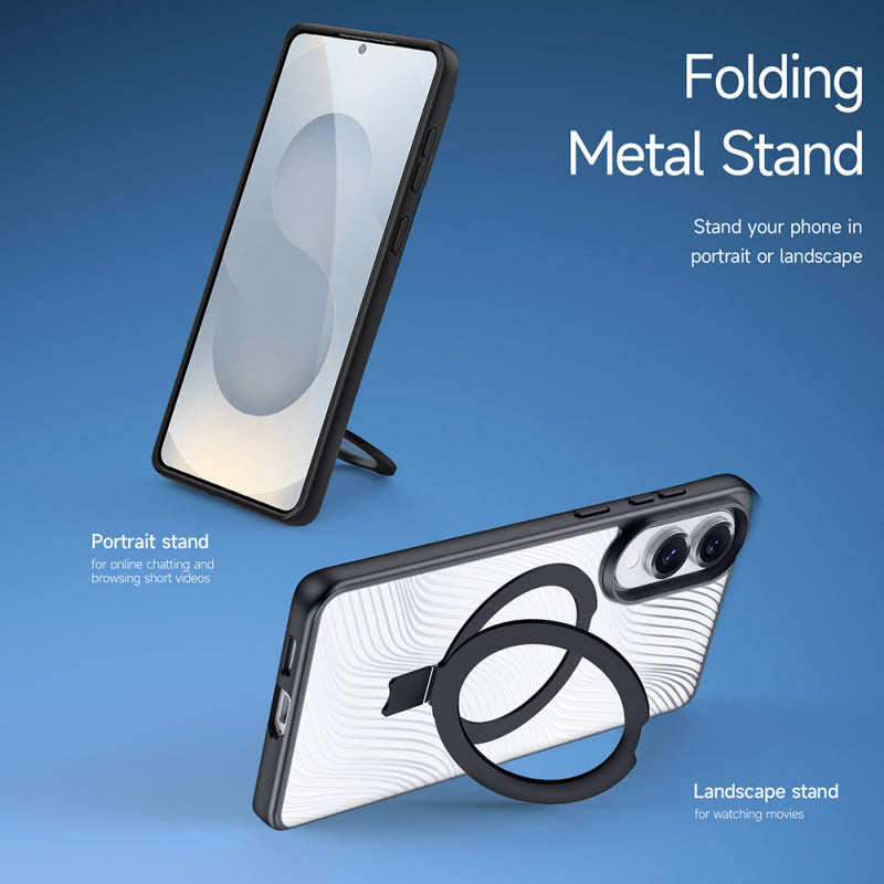 Husa MagSafe pentru Samsung Galaxy S25 Edge S937, DUX DUCIS, Aimo Stand