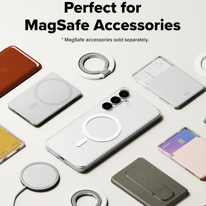 Husa MagSafe pentru Samsung Galaxy S25 FE, Ringke, Fusio