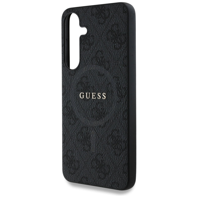 Husa MagSafe pentru Samsung Galaxy S25 S931, Guess, 4G Ring Classic Logo