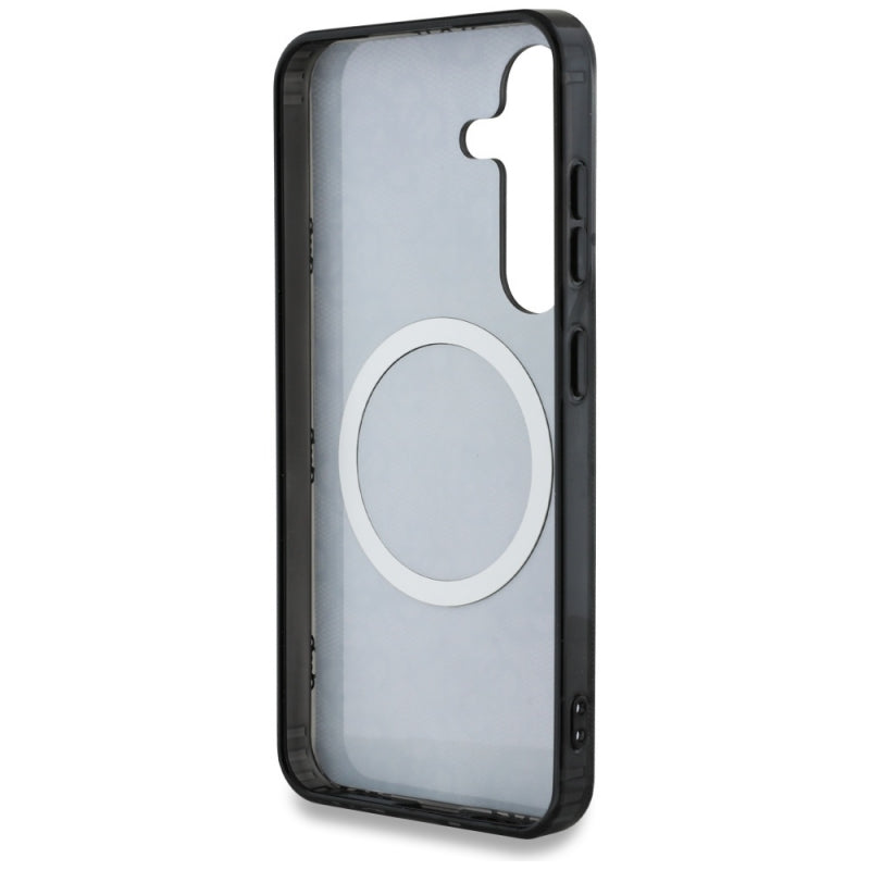 Husa MagSafe pentru Samsung Galaxy S25 S931, Guess, IML Peony On 4G Background