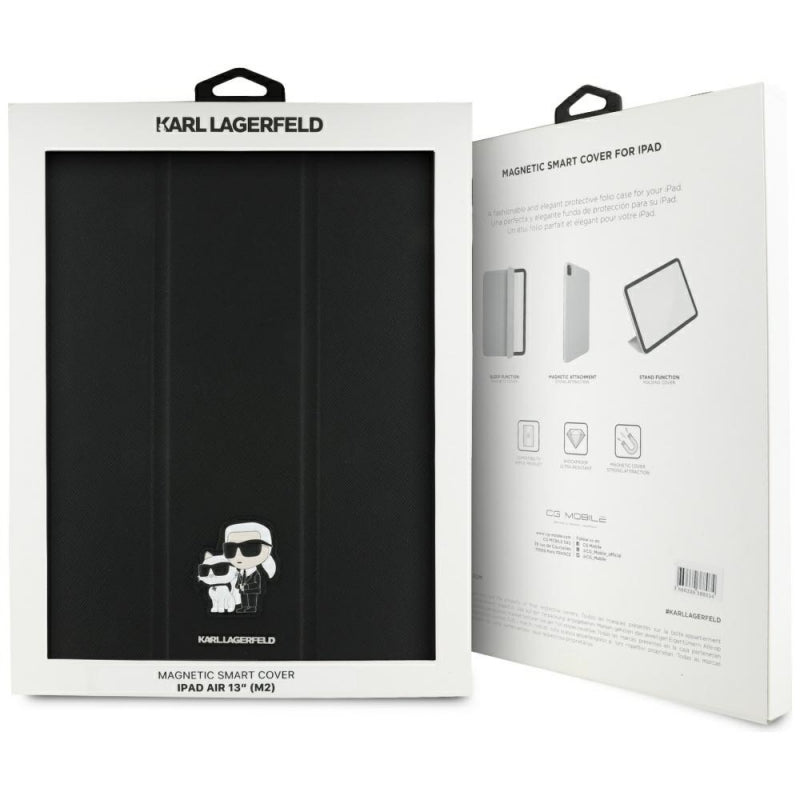 Husa pentru Apple iPad Air 13 (2025) / Air 13 (2024), Karl Lagerfeld, Saffiano Karl & Choupett