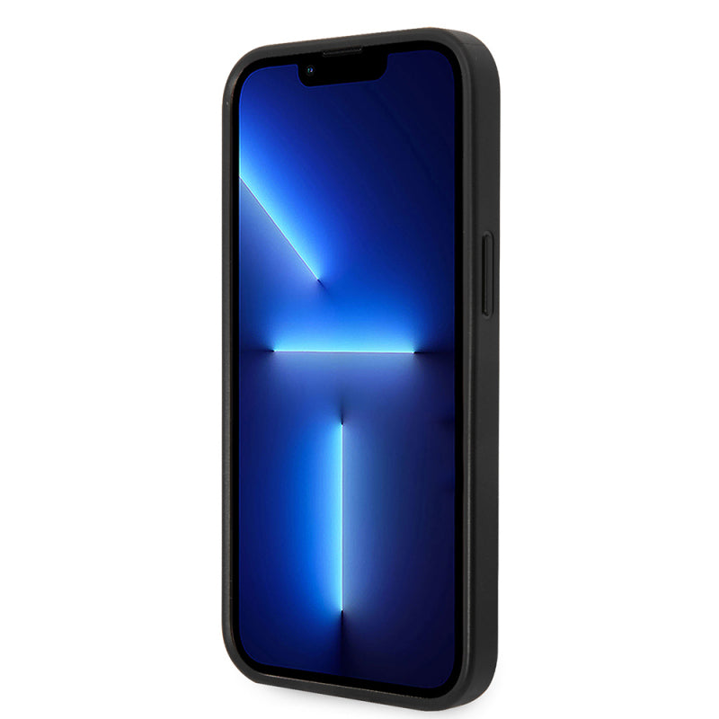 Husa pentru Apple iPhone 14 Plus, Karl Lagerfeld, Glitter Plaque Logo